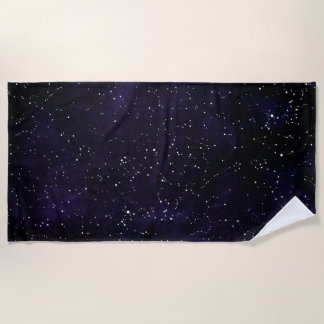 Noordelijk halfrond Constellations Badhanddoek