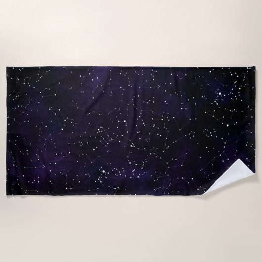 Noordelijk halfrond Constellations Badhanddoek (Voorkant)