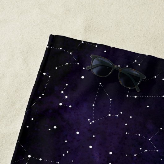 Noordelijk halfrond Constellations Badhanddoek (In situ)