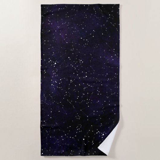 Noordelijk halfrond Constellations Badhanddoek (Voorkant)