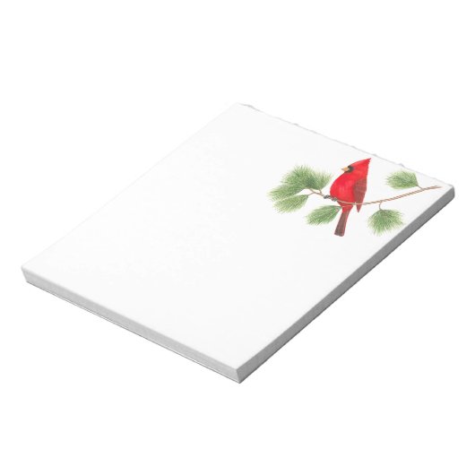 Noordelijk Kardinaal Notitieblok (Linkerzijde)