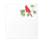 Noordelijk Kardinaal Notitieblok (Voorkant)