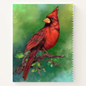 Noordelijk Kardinaal Notitieboek (Achterkant)