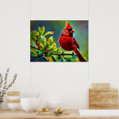 Noordelijk Kardinaal Poster (Keuken)