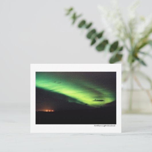 noordelijk licht briefkaart (Staand voorkant)