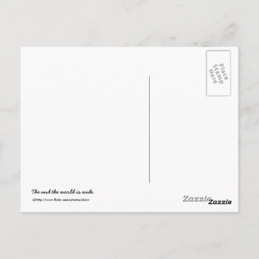 noordelijk licht briefkaart (Achterkant)