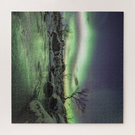 noordelijk licht legpuzzel (Horizontaal)