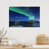 Noordelijk licht met prijsopgave poster (Keuken)