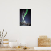 Noordelijk Licht Noorwegen Poster (Keuken)
