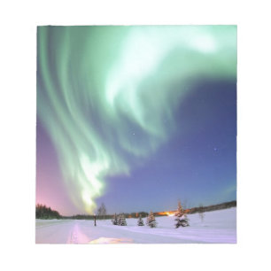 noordelijk lustig lint van lampglas notitieblok