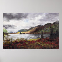 Noordelijk meer in de herfst: 17x11 Print