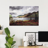 Noordelijk meer in de herfst: 36X24 Poster (Thuiskantoor)