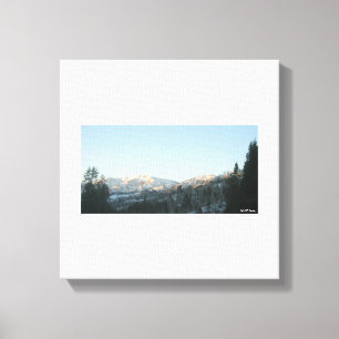 Noordelijk Rocky Mountain-woud Canvas Afdruk