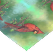 Noordelijk rood kardinaal tafelkleed (Gekanteld)