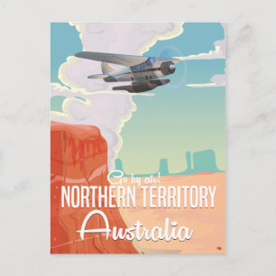 noordelijk territorium Australië reis cartoon Briefkaart