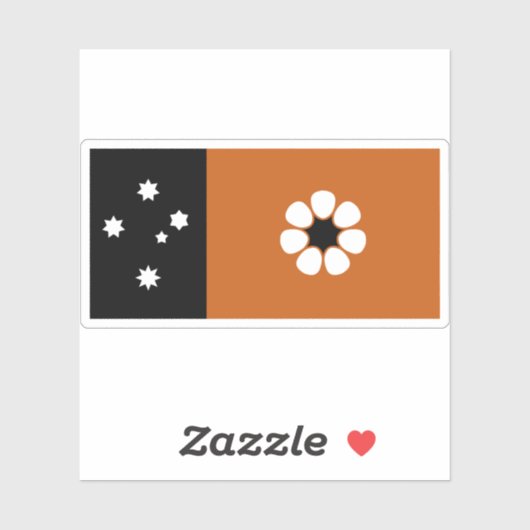 Noordelijk Territorium vlag, Australisch Gemenebes Sticker (Vel)