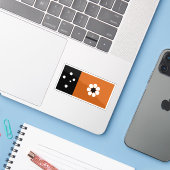 Noordelijk Territorium vlag, Australisch Gemenebes Sticker (Laptop met iPhone)