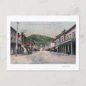 Noordelijk Uitzicht van B Street San Rafael, CA Briefkaart (Voorkant)