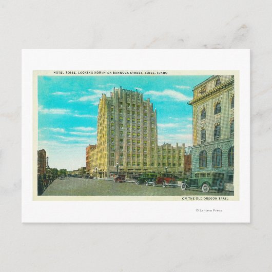 Noordelijk Uitzicht van Bannock St. Briefkaart (Voorkant)