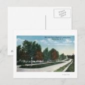 Noordelijk Uitzicht van Bradley Street Briefkaart (Voorkant / Achterkant)