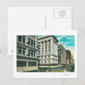 Noordelijk Uitzicht van Broadway vanaf achtste Briefkaart (Voorkant / Achterkant)