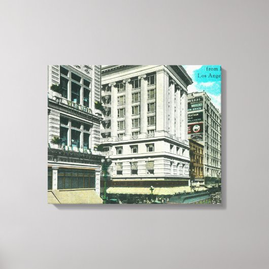 Noordelijk Uitzicht van Broadway vanaf achtste Canvas Afdruk (Voorkant)