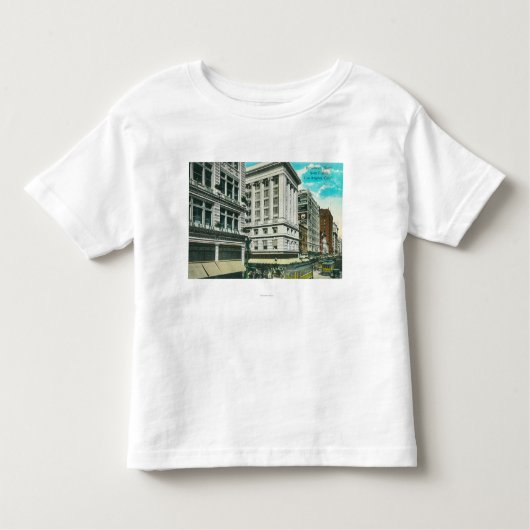 Noordelijk Uitzicht van Broadway vanaf achtste Kinder Shirts (Voorkant)