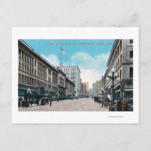 Noordelijk Uitzicht van de 2e eeuw aan de Universi Briefkaart