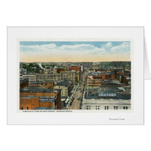 Noordelijk Uitzicht van de luchthaven van Main Str