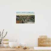 Noordelijk Uitzicht van de luchthaven van Main Str Poster (Keuken)