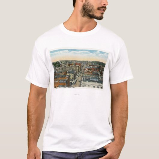 Noordelijk Uitzicht van de luchthaven van Main Str T-shirt (Voorkant)