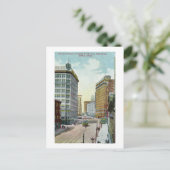 Noordelijk Uitzicht van de Tweede Ave van Pike Str Briefkaart (Staand voorkant)