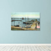 Noordelijk Uitzicht van East Harbour Canvas Afdruk (Insitu (Houten vloer))