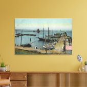 Noordelijk Uitzicht van East Harbour Canvas Afdruk (Insitu (Woonkamer))
