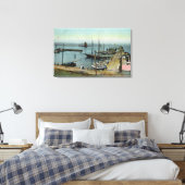 Noordelijk Uitzicht van East Harbour Canvas Afdruk (Insitu (Slaapkamer))