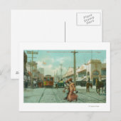 Noordelijk Uitzicht van Fillmore St van O'Farrell Briefkaart (Voorkant / Achterkant)