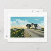 Noordelijk Uitzicht van het slagveld Saratoga Briefkaart (Voorkant / Achterkant)