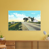 Noordelijk Uitzicht van het slagveld Saratoga Canvas Afdruk (Insitu (Woonkamer))