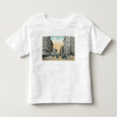 Noordelijk Uitzicht van Washington Street van Cour Kinder Shirts (Voorkant)