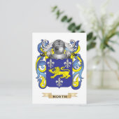 Noordelijk wapen (familiewapen) briefkaart (Staand voorkant)