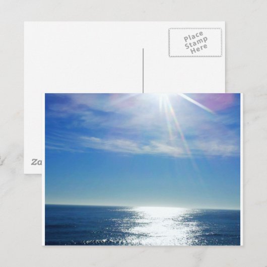 Noordelijk Zee Briefkaart (Voorkant / Achterkant)