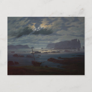 Noordelijk Zee in Moonlight, 1823-24 Briefkaart