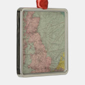 Noordelijk Zee Metalen Ornament (Rechts)