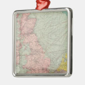 Noordelijk Zee Metalen Ornament (Links)