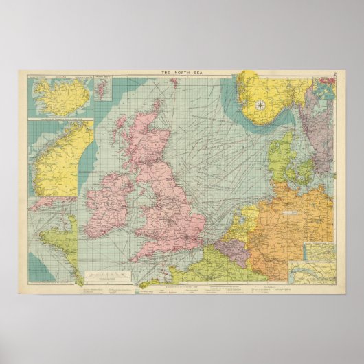 Noordelijk Zee Poster (Voorkant)