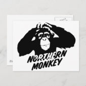 Noordelijke aap briefkaart (Voorkant / Achterkant)