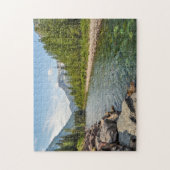 Noordelijke berg rivier legpuzzel (Verticaal)