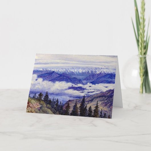 Noordelijke bergen van Narkanda bij Simla Kaart (Voorkant)