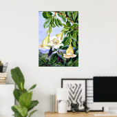 Noordelijke - Bloemen en bloemen van een tropisch  Poster (Thuiskantoor)