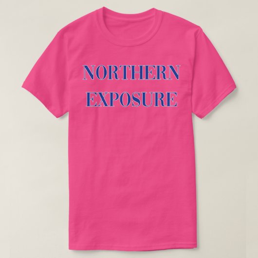 Noordelijke blootstelling TShirt 14 (Design voorkant)